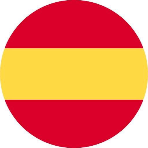 Bandeira da Espanha, que representa o idioma espanhol